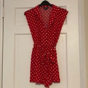 Polka dot vintage inspired romper